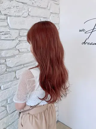 ロング カラー 浅岡 のどかのヘアスタイル