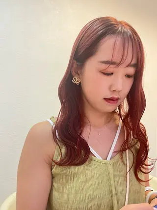 セミロング カラー Emma ecole所属・Emma ecole /栄/RIOのヘアスタイル