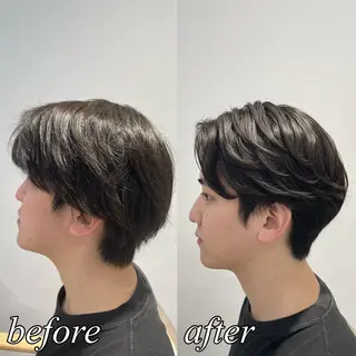 ショート パーマ メンズ メンズカット/ニュア ンスパーマkaitoのヘアスタイル