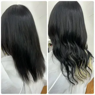 ロング 香野 優子のヘアスタイル