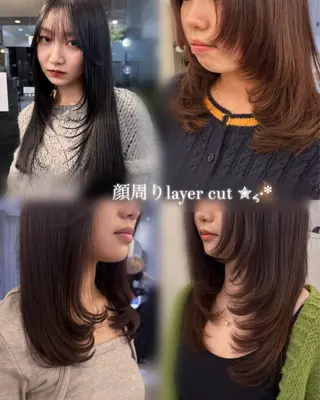 セミロング 💎艶カラー髪質改善 💎🐇uraraのヘアスタイル