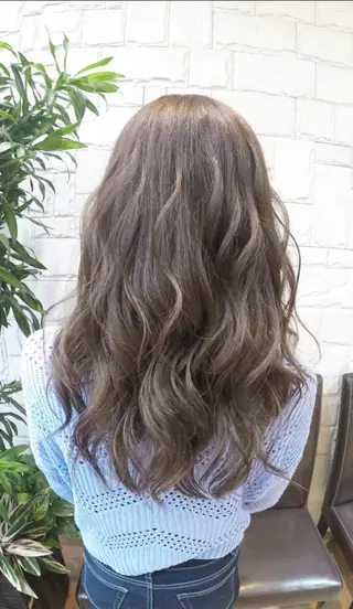 セミロング カラー パーマ ヘアアレンジ メンズ キッズ ネイル マツエク・マツパ 髪質改善 艶髪🔵ﾌｾﾅｵﾔのヘアスタイル