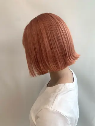 ショート カラー 松浦ゆずき 韓国/ 診断/ダウンパーマのヘアスタイル