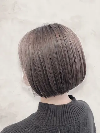 ショート ダブルカラー/ 髪質改善/三宅真綾のヘアスタイル