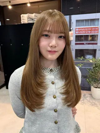 ロング カラー 宮嶋 蓮のヘアスタイル