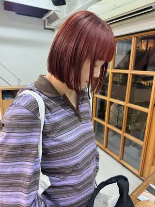 ショート カラー ヘアアレンジ ニュアンスヘア🌔 nanakoのヘアスタイル