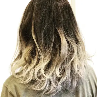 ミディアム 城間 翔太のヘアスタイル