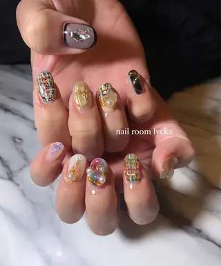 ネイル ﾈｲﾙﾙｰﾑﾘｯｶ 𝐦𝐚𝐲𝐮のネイルデザイン