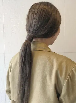 ロング カラー お洒落ベージュ🤎 代官山shibukiのヘアスタイル