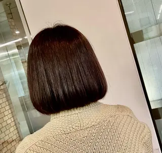 ミディアム カラー au栄矢場町 水素髪質改善Tのヘアスタイル