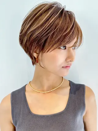 ショート 大人ショート特化/ カットモデル/表参道のヘアスタイル
