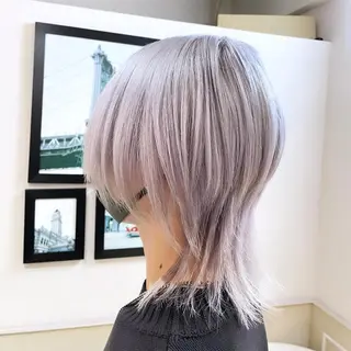 ミディアム カラー メンズ 髪質改善 /絹髪🫧ゆたかのヘアスタイル