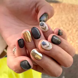 ネイル 新井 ひなののネイルデザイン