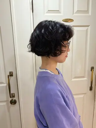 ミディアム パーマ kaito パーマ募集！🔵のヘアスタイル