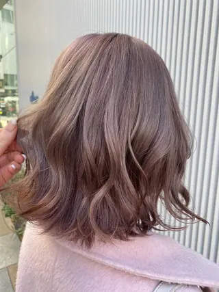 ショート カラー ヘアアレンジ 韓国ヘア┊︎レイヤー ┊︎haruka🌙のヘアスタイル