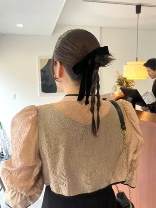 ミディアム 🟣niw SHUNNA🟣のヘアスタイル
