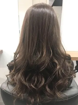 ロング カラー デジタルパーマ💫/ 似合わせカット✂️のヘアスタイル