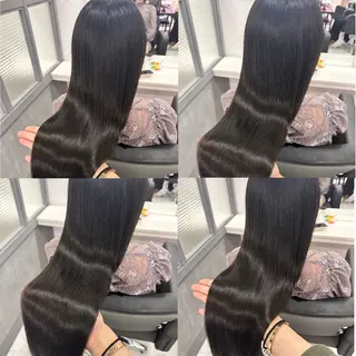 ロング 髪質改善×矯正🫧 韓国ヘアasamiのヘアスタイル