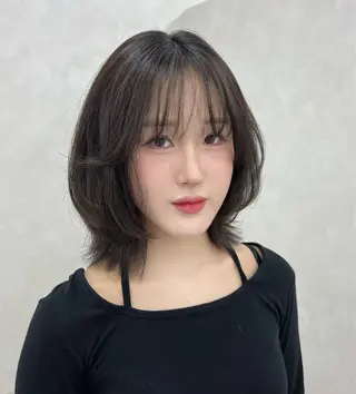 ミディアム カラー 広島韓国ヘア♡ たかみのヘアスタイル