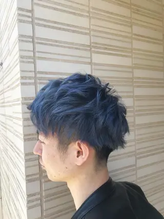 ショート カラー メンズ 加藤 憂のヘアスタイル