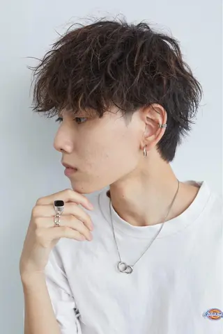 ショート パーマ メンズ メンズ専門店 店長 小柳 裕夢のヘアスタイル