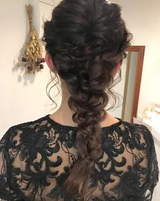 ロング ヘアアレンジ クニモトハルナ ボブ/柔らかカラーのヘアスタイル