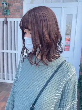 ミディアム カラー YUIMARL なつきのヘアスタイル