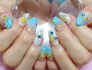 ネイル 🩵池袋heart nail🩵のネイルデザイン