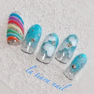 ネイル Blue bird  nailのネイルデザイン
