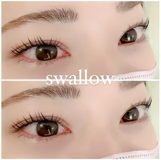 マツエク・マツパ swallow 奈良西大寺店のマツエク・マツパデザイン