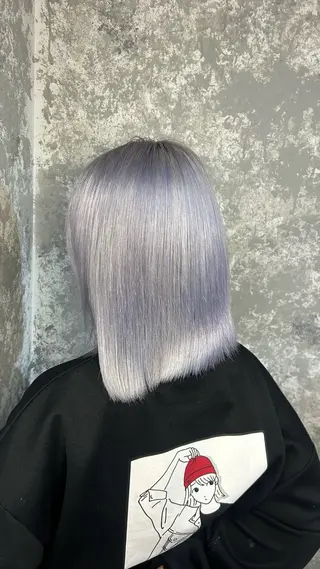 ミディアム カラー 🎀ブリーチ/メンズ ひより🎀のヘアスタイル