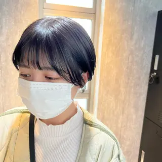 ショート カラー ヘアアレンジ TIDEHAIR SHIHOのヘアスタイル