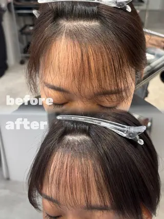ミディアム 🎀クロスパーマ／ ボブ🎀MOMONAのヘアスタイル