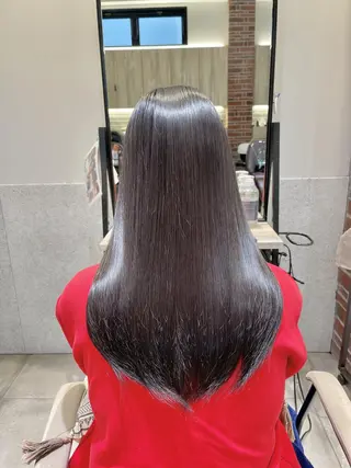 ロング 縮毛矯正/髪質改善 特化/冨島智基のヘアスタイル