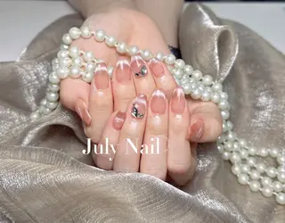 ネイル July Nail練習モデルのネイルデザイン