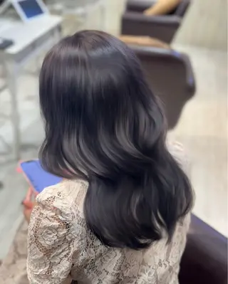 ロング カラー ヤリタ カケルのヘアスタイル