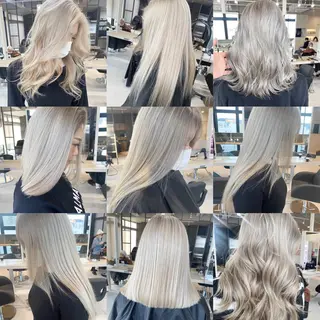 セミロング カラー パーマ ヘアアレンジ ネイル マツエク・マツパ アイブロウ 井上 一平のヘアスタイル