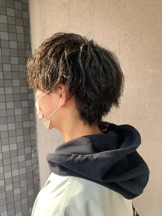 パーマ メンズ なりたいを叶える /町野 朝哉のヘアスタイル