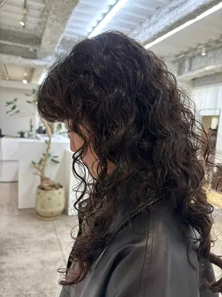 ロング パーマ ANY/須田麻人 /パーマスタイルのヘアスタイル