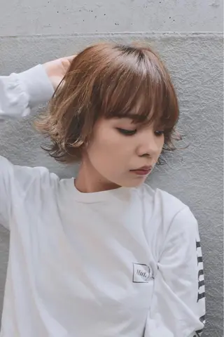 ショート カラー ✨髪質改善縮毛矯正✨ 宇田川修平のヘアスタイル