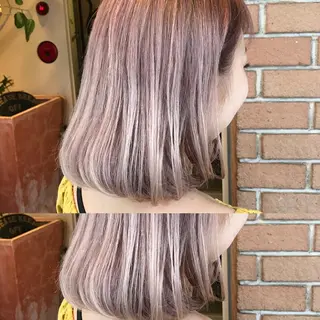 ミディアム カラー ヘアアレンジ メンズ キッズ ネイル マツエク・マツパ サロンドミルク 原宿のヘアスタイル
