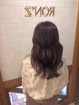 ロング カラー 堀口 彩佳のヘアスタイル