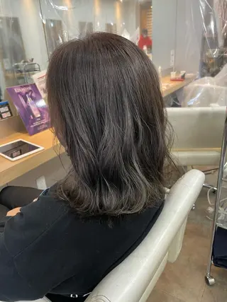 ミディアム N°rico川喜田 里衣のヘアスタイル