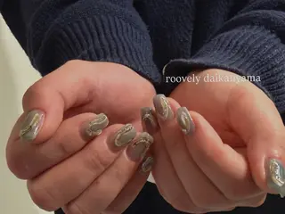 ネイル Nail salon Roovely 代官山店【ネイルサロンルブリー】所属・roovely Rumi/ニュアンスのネイルデザイン