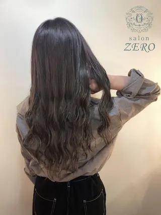 ロング カラー ヘアアレンジ Hair Make Salon ZEROのヘアスタイル