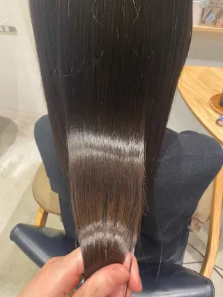 ロング パーマ THREE by keep所属・加藤 優紗のヘアスタイル