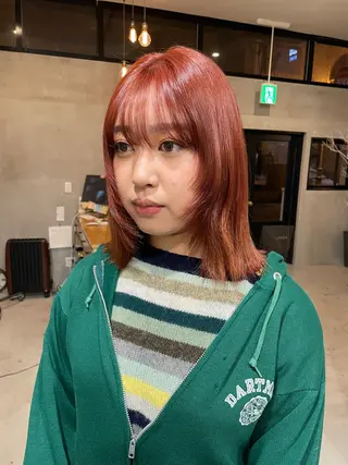 ミディアム 柴田美育/ カットモデル募集のヘアスタイル