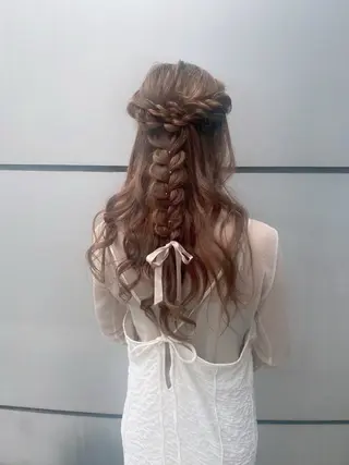 ロング 秋元 利央のヘアスタイル