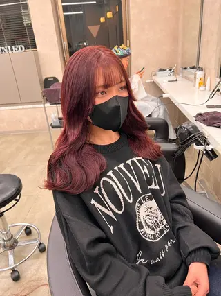 ロング カラー 💖札幌カラー 指名No.1💖玲奈のヘアスタイル