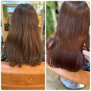 セミロング ⚪️髪質改善 縮毛 店長 コウ⚪️のヘアスタイル